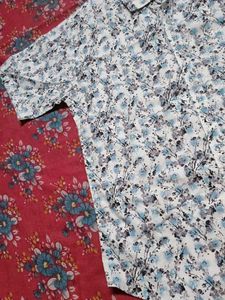 Men's Floral Short Sleeve Shirt