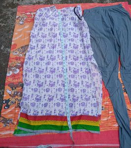Purple 💙 Kurti Leggings set
