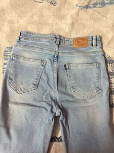 Light Wash Distressed Jeans