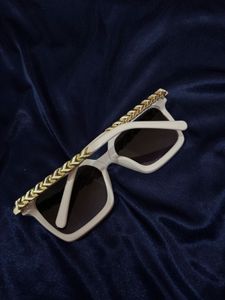 Cream "You Can't Stop Me" Oversized Sunglasses
