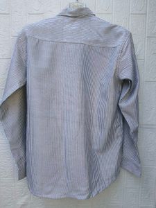 New with tag Korean Casual Striped Button-Up Shirt
