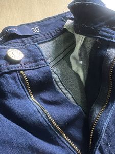 Classic Navy Blue Skinny Fit Jeans