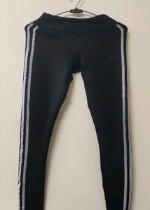Adidas Three Stripes Climalite Gym Tights