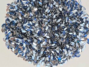 Marquise Shape Blue Rhinestones it's 600 gram