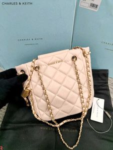 CHARLES &amp; KEITH* ( NO BOX)*BUCKET QUILTED SHOULDER