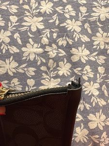 Coach Signature Print Pouch