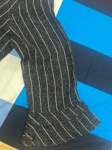 Striped Ruffle Hem Top