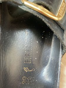 Germany Birkenstock Black Leather Sandals FREEBIE