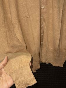 Cozy Camel Cardigan