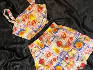 italy theme co-ord set -xs/s has elstic