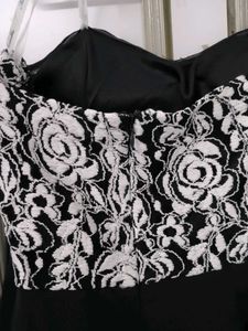 Elegant Black &amp; White Dress