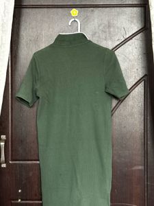 Ribbed Polo Neck dress