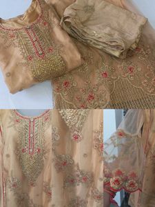 Elegant Embroidered Kurta Set with Palazzo