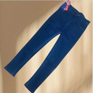Navy Blue Denim Jeans
