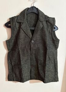 Sleeveless Blazer Vest