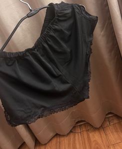 Urbanic Black Lace Trim Sleep Shorts