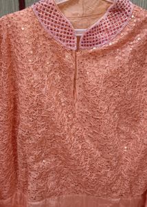 Peach 3 Ps Dress