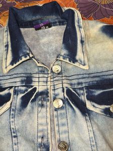Stylish Blue Washed Denim Jacket…COMBO OF 2🔥🔥🗯️