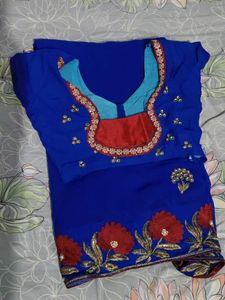 saree for women with blouse size 34