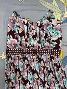 Floral Print Maxi Dress