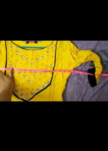 Yellow Anarkali