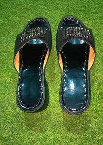 Stylish Black Block Heels