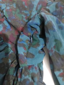 Stylish Blue Floral Print Top