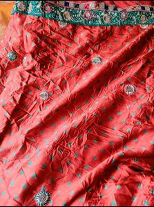 Bandini Print Pure Satin Silk Zari Saree wt Blouse