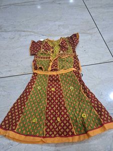Girls Traditional Lehenga Choli Set