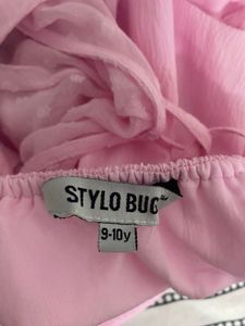 Light Pink Girls Frock(9To10)PRICE DROP