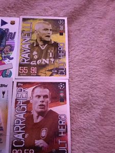 Collection of Football Trading Cards