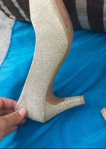 Sparkling Silver Heels
