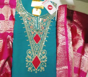 Embroidery Work Unstitched Suit
