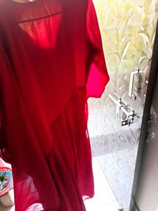 Elegant Red Kurta
