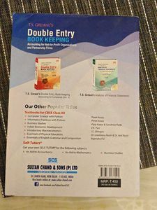 T.S. Grewal's Double Entry Book Keeping