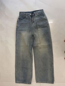 Vintage Wash Wide Leg Jeans