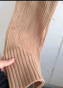 Ribbed Knit Flare Pants