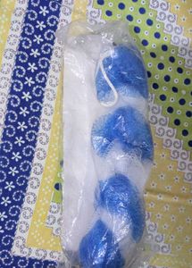 Set of 4 Bath Poufs