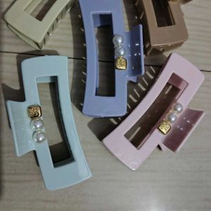 Chunky Y2K Hair Claw Clips Set