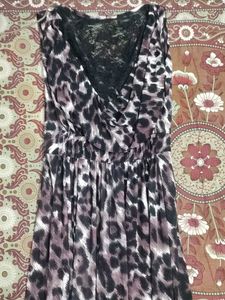 Animal Print Mini dangri dress