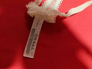 Primark White Lace Thong Panty – M