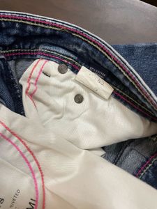 Classic Blue Wash Flare Jeans
