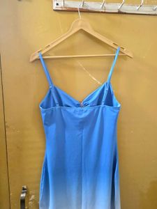 Stunning Blue Ombre Midi Dress