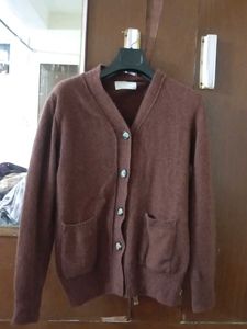 Brown Cardigan Sweater