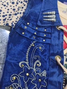 Cute Denim Jacket and Leggings Set