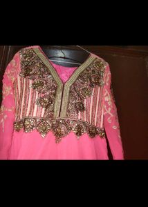 Stunning Pink Ethnic Gown