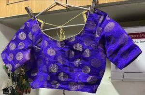 Beautiful Polka Dot Pure Silk Blouse
