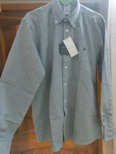 NEW Brooks Brother PIN CHECKS Button-Down Shirt