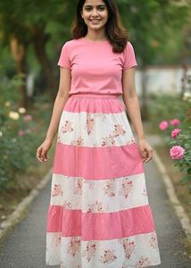 🌸 Pinteresty Sakura Long Skirt