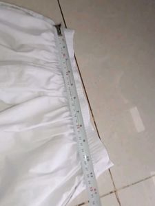 Classic White Cotton Pants